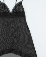 Vintage Y2k 2000s Arianne Mesh Slip Dress - M