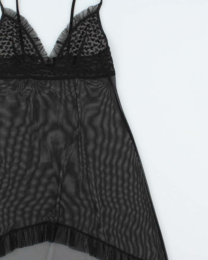 Vintage Y2k 2000s Arianne Mesh Slip Dress - M