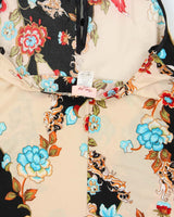 Vintage 1990s San Joy U.S.A High neck Sheer Dress - M