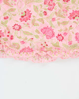 Vintage Y2k 2000s Maiden Form Floral Mesh Ruffle Hem Dress - M