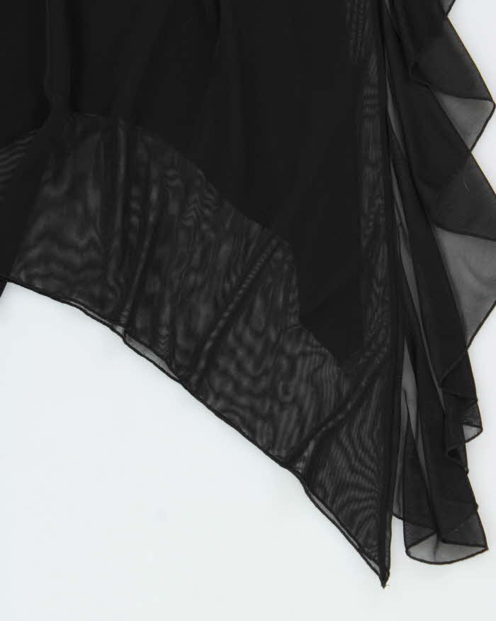 Vintage Y2k 2000s Synched Waist Bandeau Dress - L