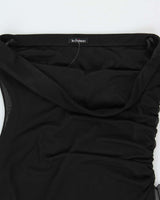 Vintage Y2k 2000s Synched Waist Bandeau Dress - L