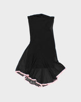 Vintage Y2k 2000s Mariposa Rhinestone Embroidered Bandeau Dress - S