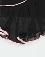 Vintage Y2k 2000s Mariposa Rhinestone Embroidered Bandeau Dress - S