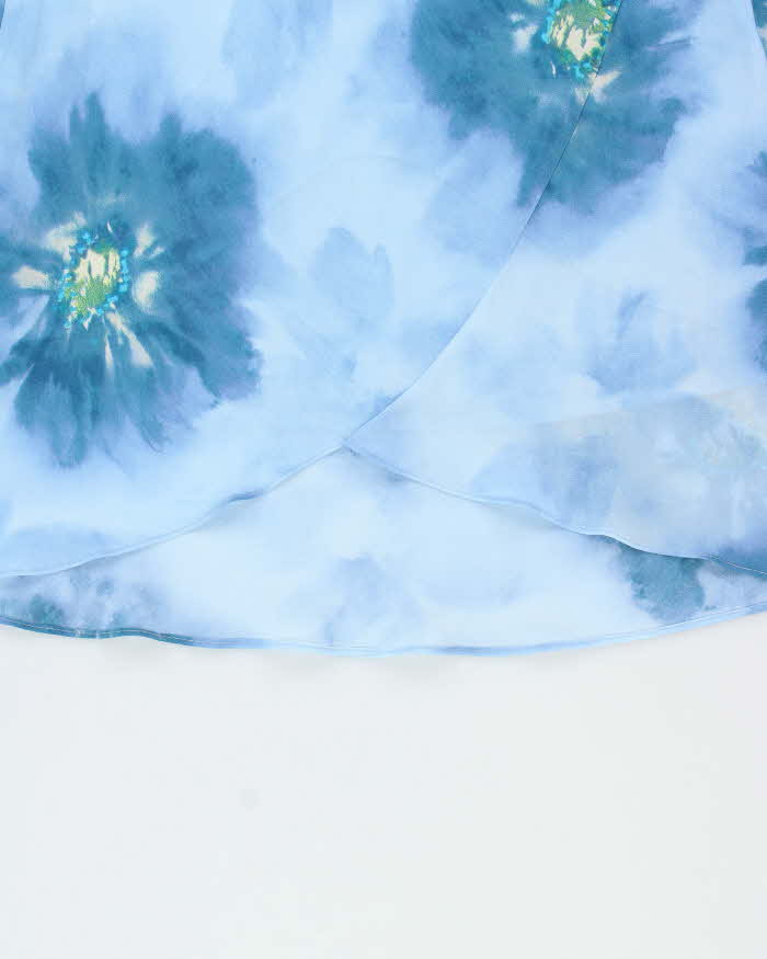 Vintage 1990s Denise Collection Bias Cut Floral Dress - S