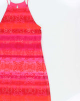 Vintage 1990s California Concepts High Neck Ombre Dress - S