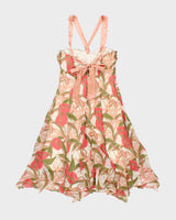 Vintage Y2k 2000s Bebe Floaty Floral Halter Dress - XL