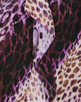 Vintage Y2k 2000s Ruby Rox Leopard print Bandeau Dress - S