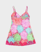 Vintage Y2k 2000s La Senza Floral Lace Detail Slip Dress - S
