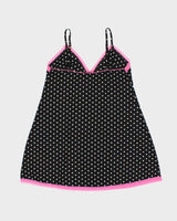 Vintage Y2k 2000s La Senza Polka Dot Slinky Slip Dress - M