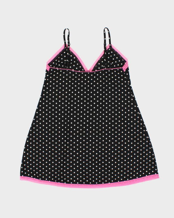 Vintage Y2k 2000s La Senza Polka Dot Slinky Slip Dress - M
