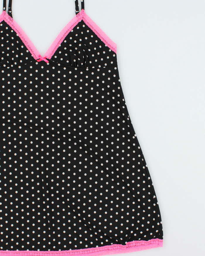 Vintage Y2k 2000s La Senza Polka Dot Slinky Slip Dress - M