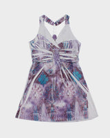 Vintage Y2K 2000s Candy Couture Slinky Rhinestone Detail Mini Dress - M