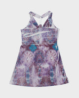 Vintage Y2K 2000s Candy Couture Slinky Rhinestone Detail Mini Dress - M