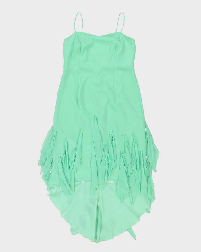 Vintage 1990s Herz Iridescent Waterfall Fairy Hem Dress - M