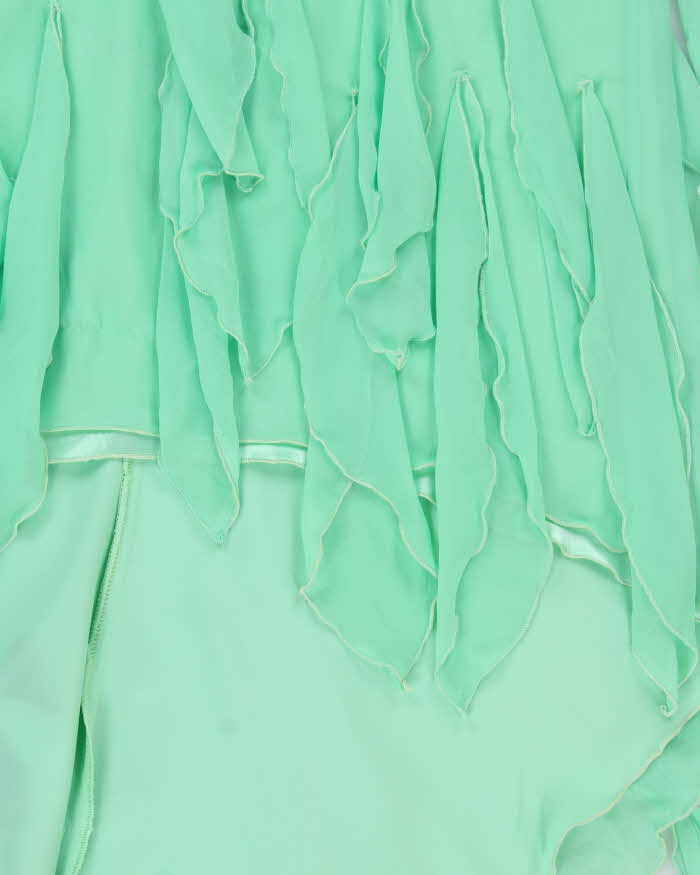 Vintage 1990s Herz Iridescent Waterfall Fairy Hem Dress - M