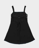 Vintage 1990s Jones New York Mesh Slip Dress - M