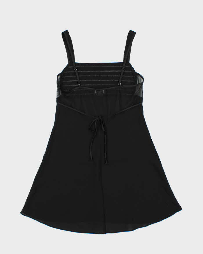 Vintage 1990s Jones New York Mesh Slip Dress - M