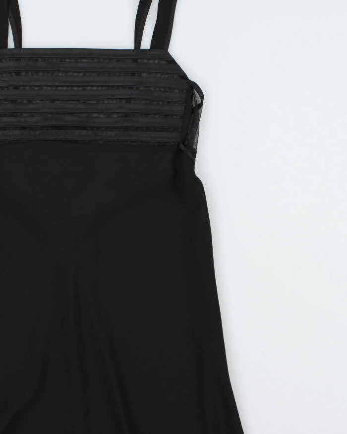 Vintage 1990s Jones New York Mesh Slip Dress - M