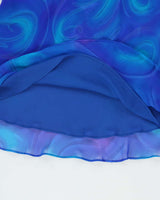 Vintage 1990s Simply Silk V Neck Floaty Silk Dress - L