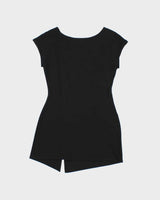 Vintage 1990s Joseph Ribkoff Ruched Slinky Mini Dress - S