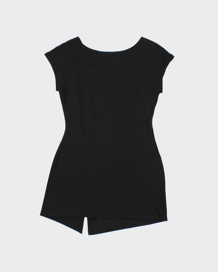 Vintage 1990s Joseph Ribkoff Ruched Slinky Mini Dress - S