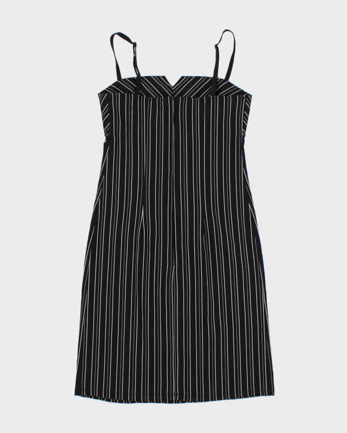 Vintage Y2k 2000s Le Chateau Pin Stripe Pencil Dress - S