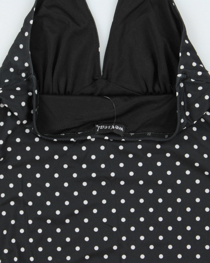 Vintage Y2k 2000s Wet Seal Polka Dot Tutu Hem Polka Dot Dress - S