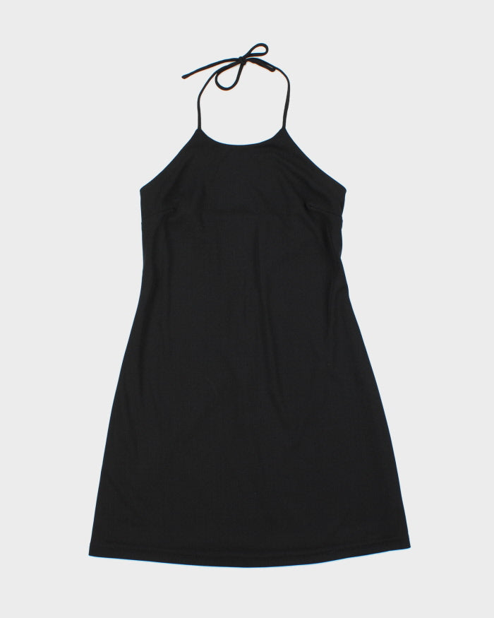 Vintage 1990s Jacob Halter Neck Mini Dress - S