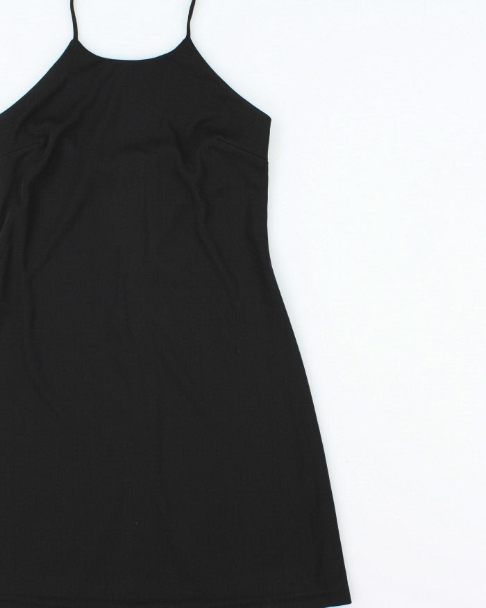 Vintage 1990s Jacob Halter Neck Mini Dress - S