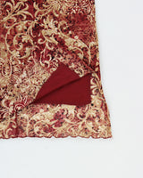 Vintage 2000s Candies Paisley Pattern Halter Neck Lined Mesh Dress - S