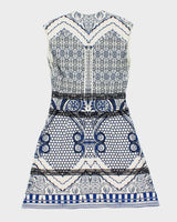 Roberto Cavalli Resort 2013 Tile Print Dress - M