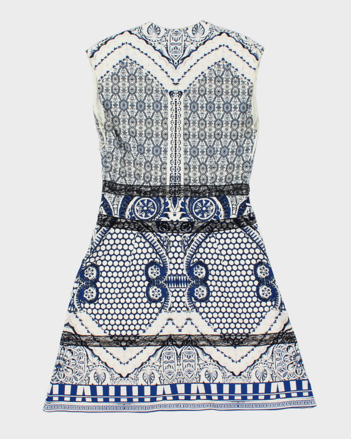 Roberto Cavalli Resort 2013 Tile Print Dress - M