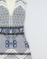 Roberto Cavalli Resort 2013 Tile Print Dress - M