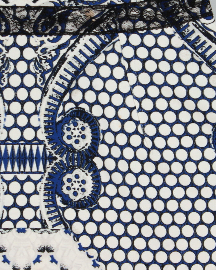 Roberto Cavalli Resort 2013 Tile Print Dress - M