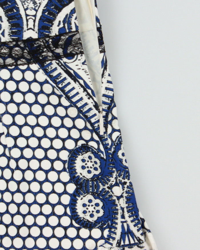 Roberto Cavalli Resort 2013 Tile Print Dress - M