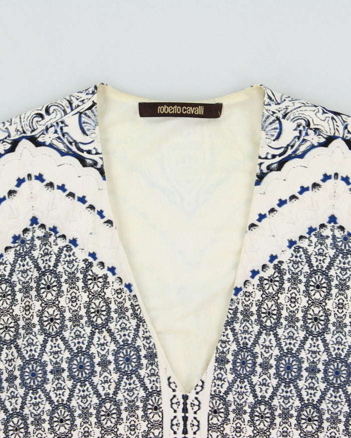 Roberto Cavalli Resort 2013 Tile Print Dress - M