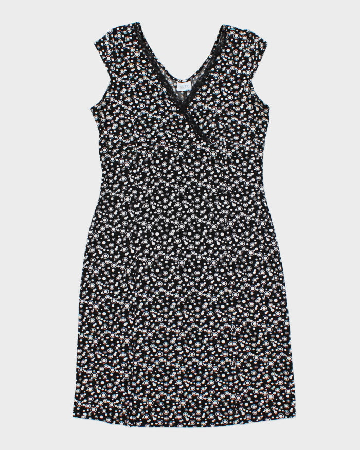 Vintage 2000s Suzy Spotty Cap Sleeve Dress - M