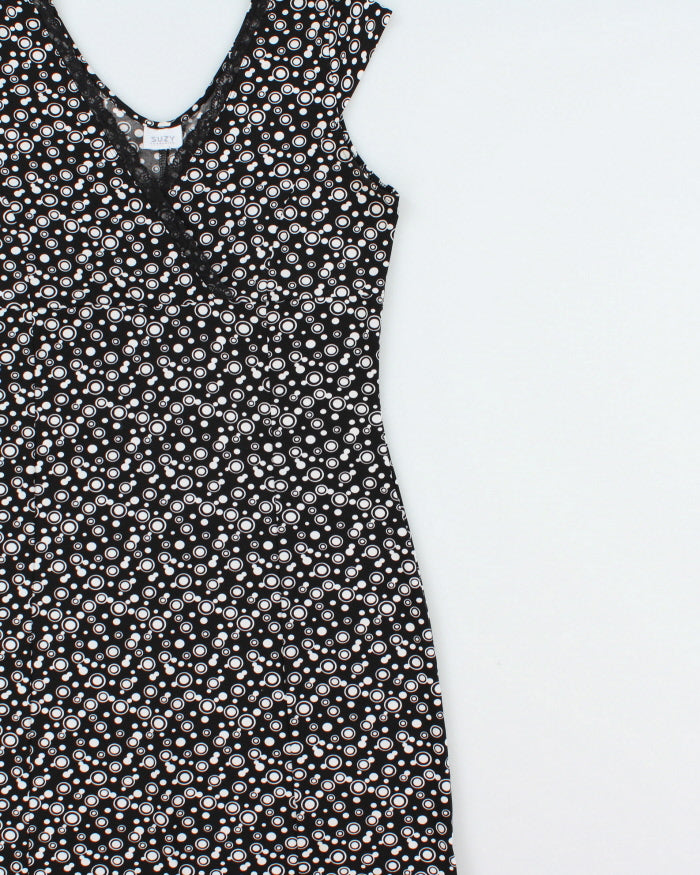 Vintage 2000s Suzy Spotty Cap Sleeve Dress - M