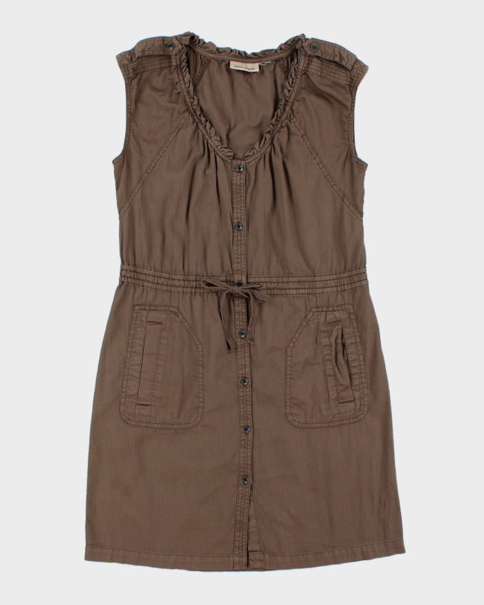 Vintage Y2k 2000s DKNY Button-up Cargo Dress - L