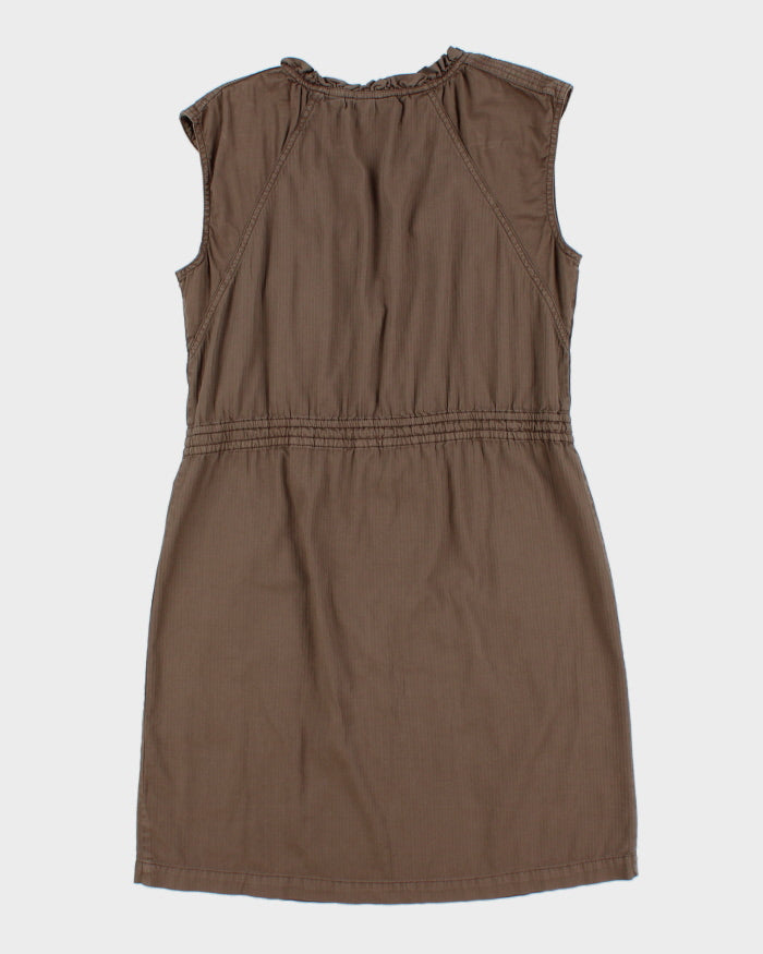 Vintage Y2k 2000s DKNY Button-up Cargo Dress - L