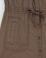 Vintage Y2k 2000s DKNY Button-up Cargo Dress - L