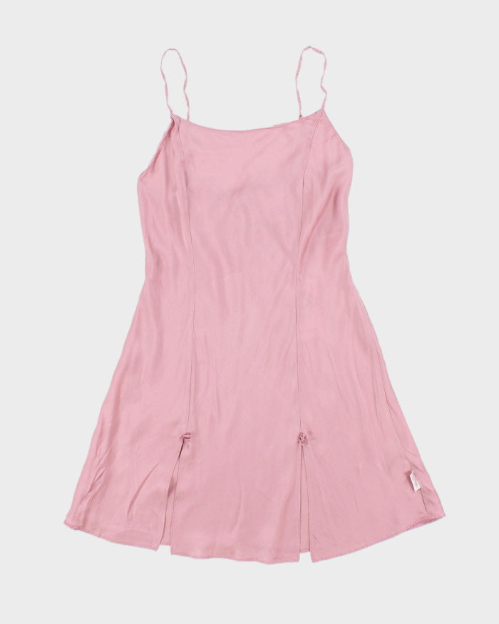 Vintage 1990s La Senza Silk Mini Slip Dress - S