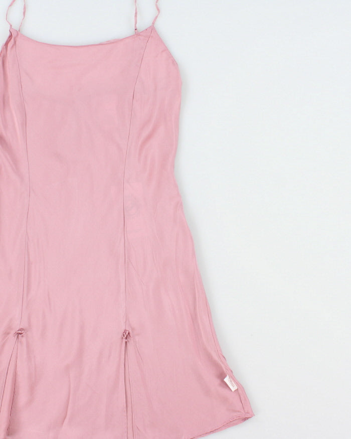 Vintage 1990s La Senza Silk Mini Slip Dress - S