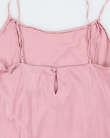 Vintage 1990s La Senza Silk Mini Slip Dress - S