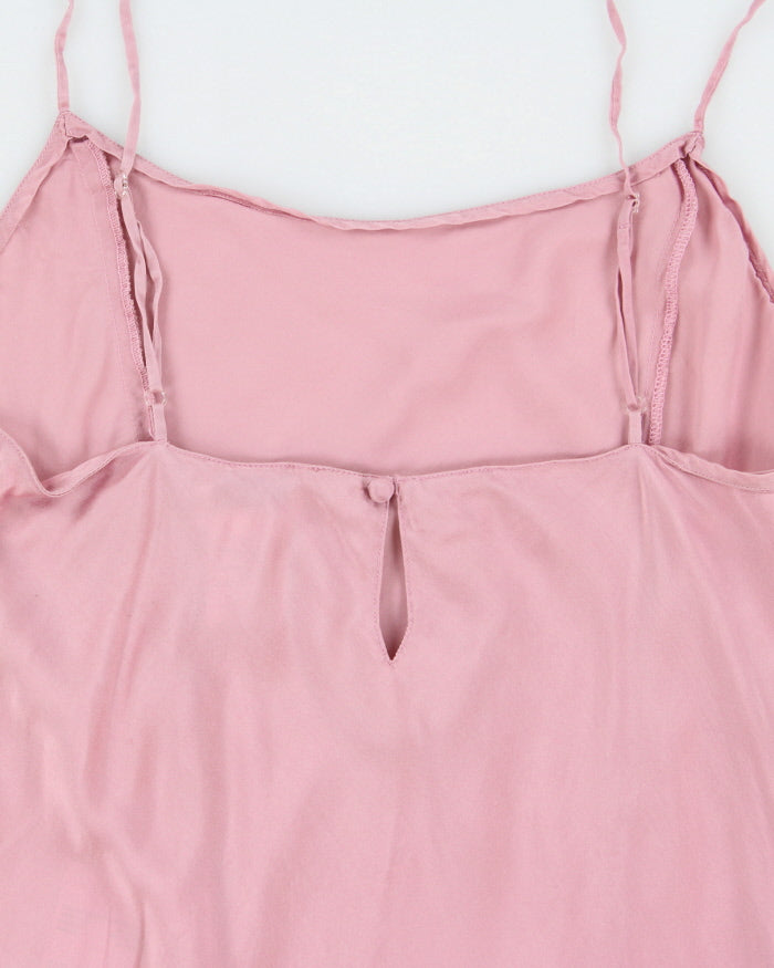 Vintage 1990s La Senza Silk Mini Slip Dress - S