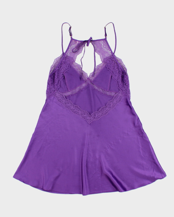 Vintage Y2k 2000s Victoria's Secret Backless Slip Dress - L