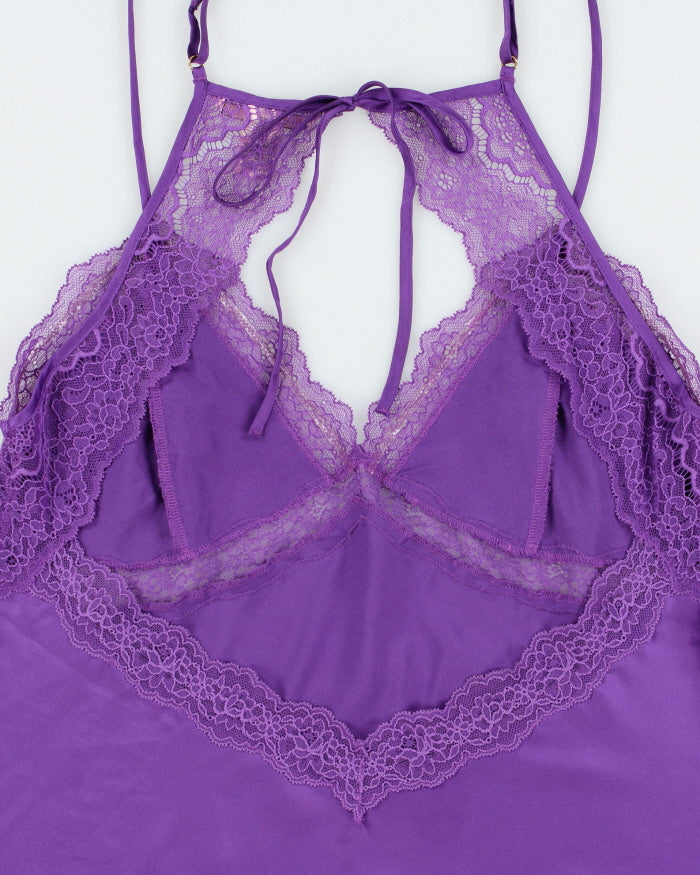 Vintage Y2k 2000s Victoria's Secret Backless Slip Dress - L