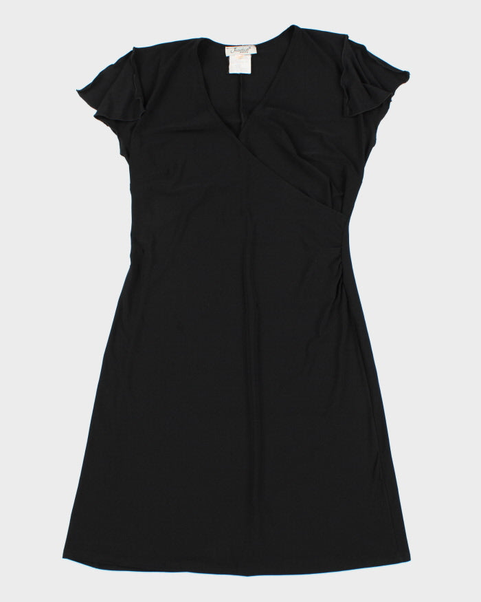 Vintage 1990s Jessica Wrap Style Midi Dress - L