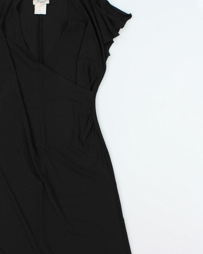 Vintage 1990s Jessica Wrap Style Midi Dress - L